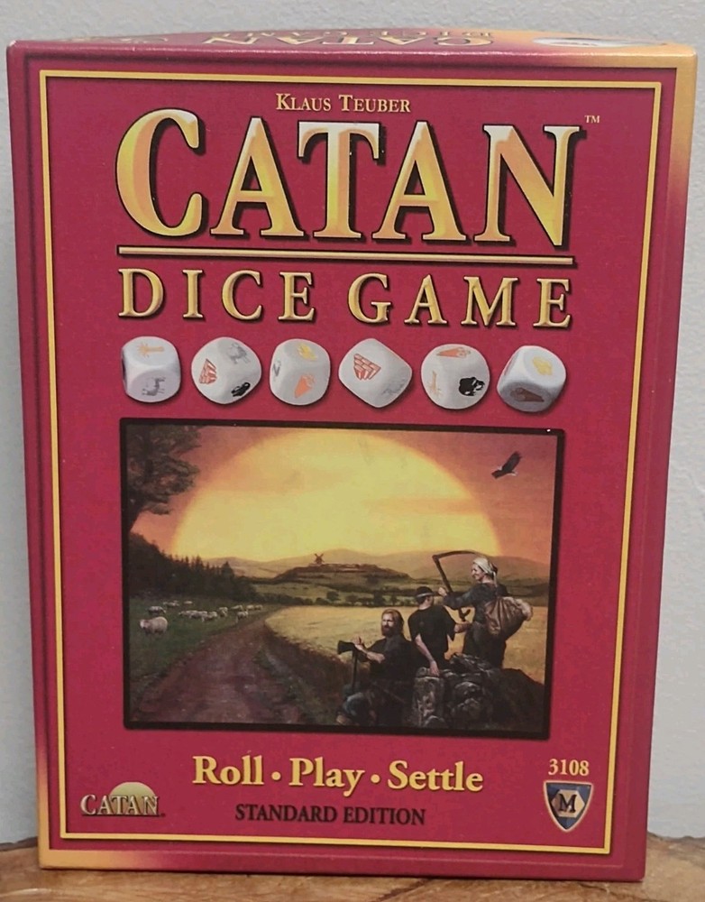 Catan Dice Game Standard Edition Klaus Teuber Complete With Instructions