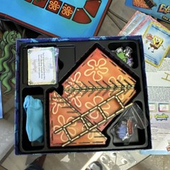 Nickelodeon Eels and Escalators Board Game with Custom Dice & Character Pieces