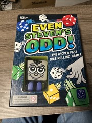 Even Steven’s Odd Dice Game 2016 Educational Insights Thinkfun Complete