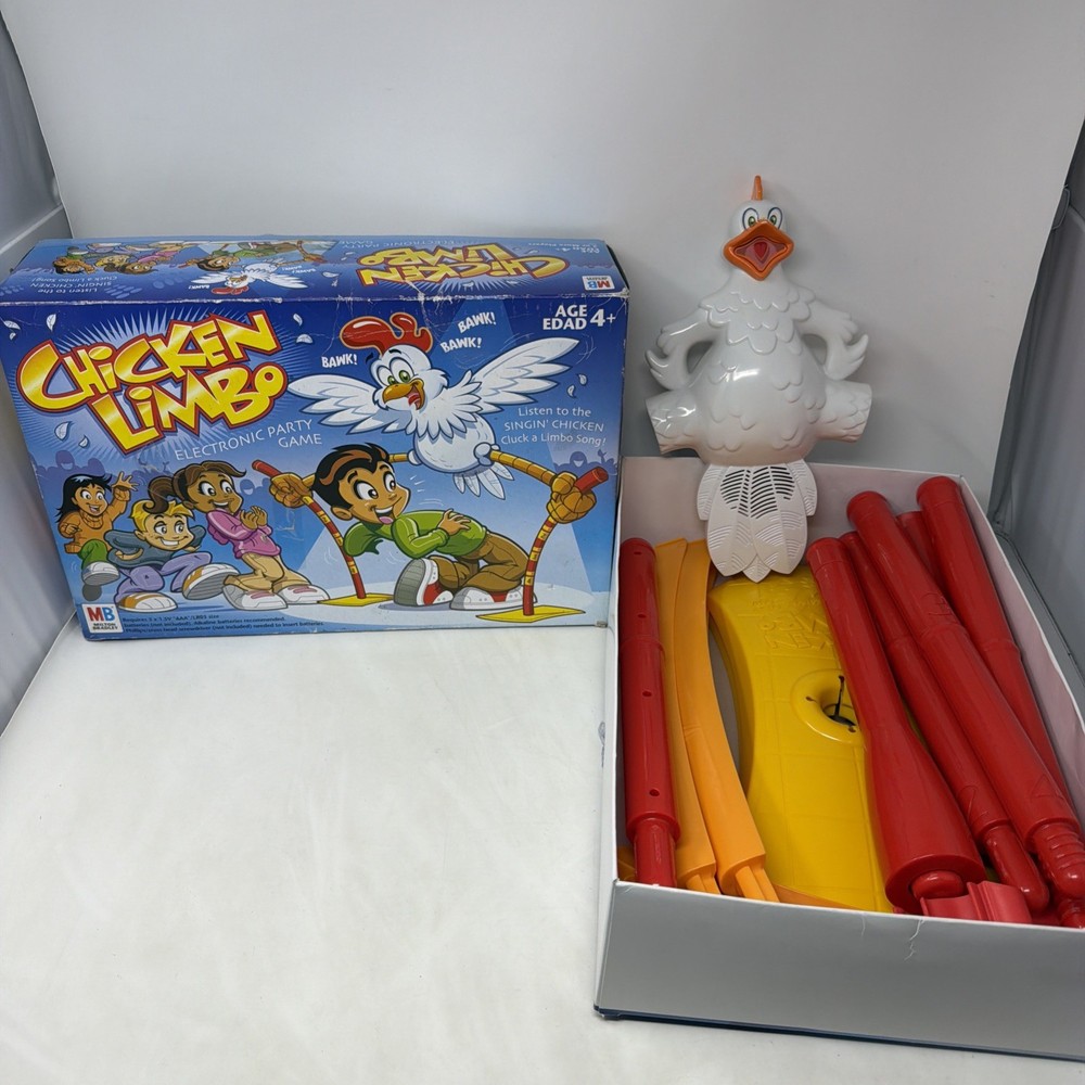 VTG 2005 Chicken Limbo Electronic Party Game MB – No Spinner Or Instructions