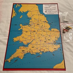 Touring England – Family Board Game by Retro Range Toys and Games 2007 Complete