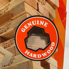 Classic Jenga Game Hasbro Gaming Genuine Hardwood Stacking Tower Fun Ages 6+ NEW