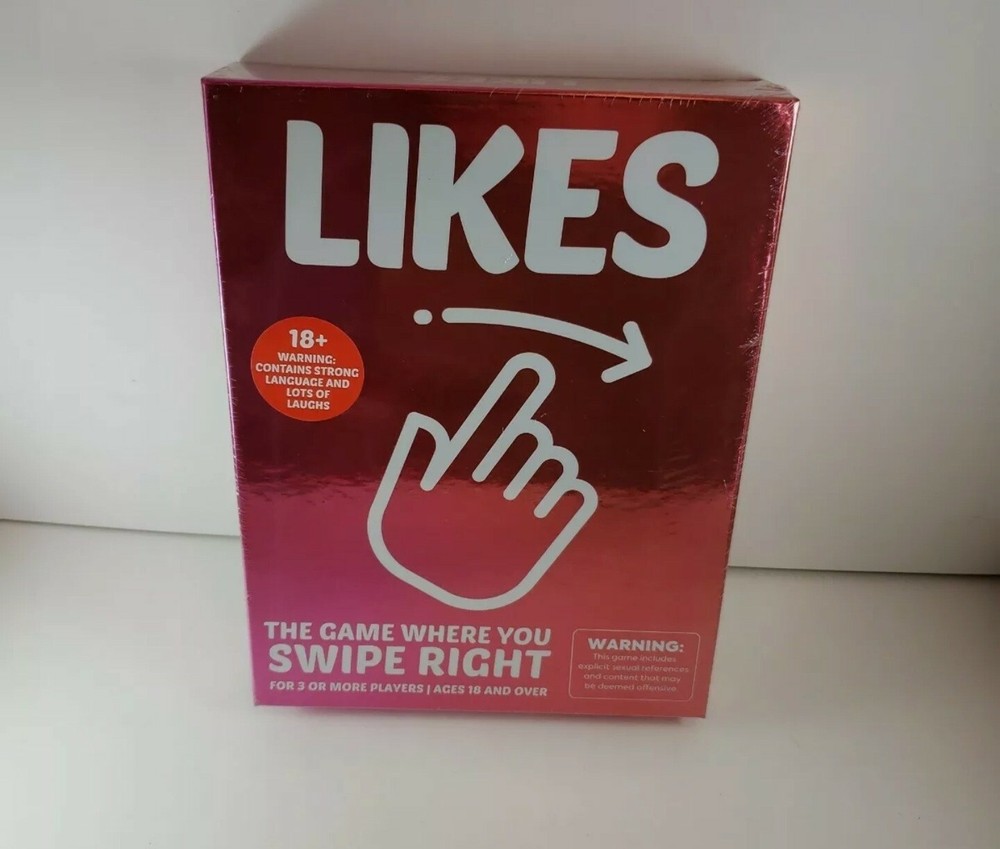 Likes The Game Where You Swipe Right 18+ Years Old. 3 or More Players NIB