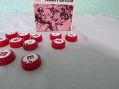 Vintage 1967 Ideal NFL All Pro Football Board Game home Team Player Pieces