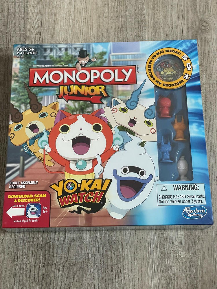 Monopoly Junior Yokai Watch Edition with Exclusive Medal (Brand New & Sealed)