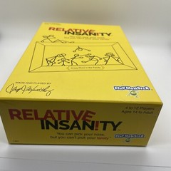 Relative Insanity Board Card Game Fun Family Nights 14 Years & Up Unisex Used