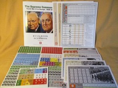 GMT The Supreme Commander Game with Version 2.0 Upgrade / Unpunched