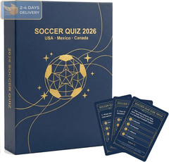 Soccer Party Game for World Cup 2026 – 200 Question Cards for Adults, Teens & Fa