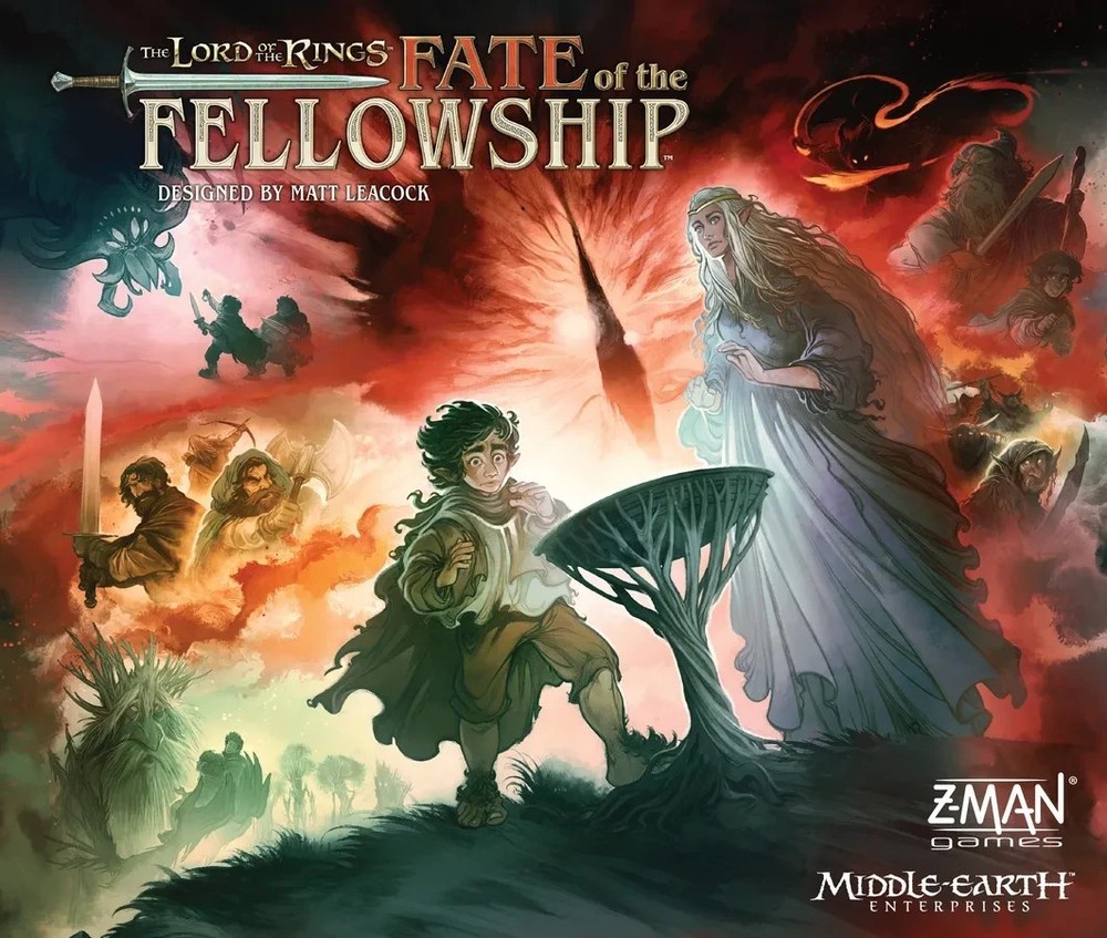 New Sealed The Lord of the Rings Fate of the Fellowship Board Game + Free Ship!
