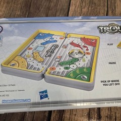 Hasbro Trouble Game Road Trip Series Portable Ages 5 & Up 2-4 Players Metal Case