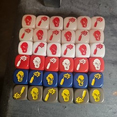 92 Zombicide Dice – 15 Sets (including rare sets)