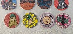 1990s Lot of 12 Misc. Pogs Slammer Whammers Milk Caps Lot #26