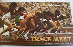 Sports Illustrated TRACK MEET Track & Field Board Game 1973 Sealed In Box!