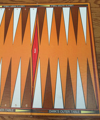 VINTAGE 1973 WESTERN PUBLISHING WHITMAN BACKGAMMON GAME 4832 COMPLETE MADE USA