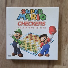 Nintendo Super Mario Checkers Collector’s Edition Board Game, 2 Player 6+