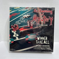 An Evening of Mystery Party Game Winner Take All 8 Adult Players – NEW SEALED