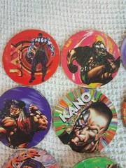 1995 Mortal Kombat Dunkin Super Cap Tazos Caps Chip Chips Vintage