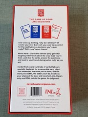 Never Have I Ever The Game of Poor Life Decisions Card Game – Complete