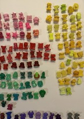 450 Piece Lot – GoGoS CRAZY BONES – Eggy, Aliens, Glitter, Jaws, Clear, Etc