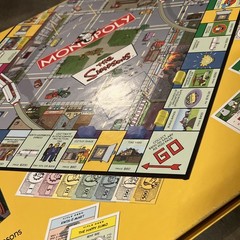 THE SIMPSONS MONOPOLY Complete With 4 Extra Mail-In Pewter Character Tokens RARE