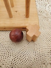 3D Wooden Tic Tac Toe – Rustic Coffee Table Decor – Family Game Night