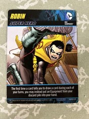 2014 DC Comics Crisis 1 Deck Game Robin Oversize Super Hero Card!