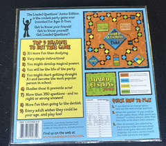 Loaded Questions Junior Board Game Party Ages 8 to Teen 3-6 Players New In Box
