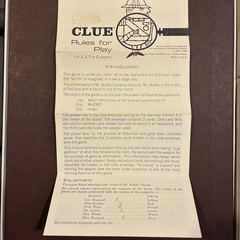 Clue Classic Detective Board Game 1986 Parker Brothers Complete 0045