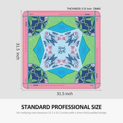 Mahjong Mat, 31.5×31.5 Inches Mahjong mat for Table, Anti-Slip Noise Reduct
