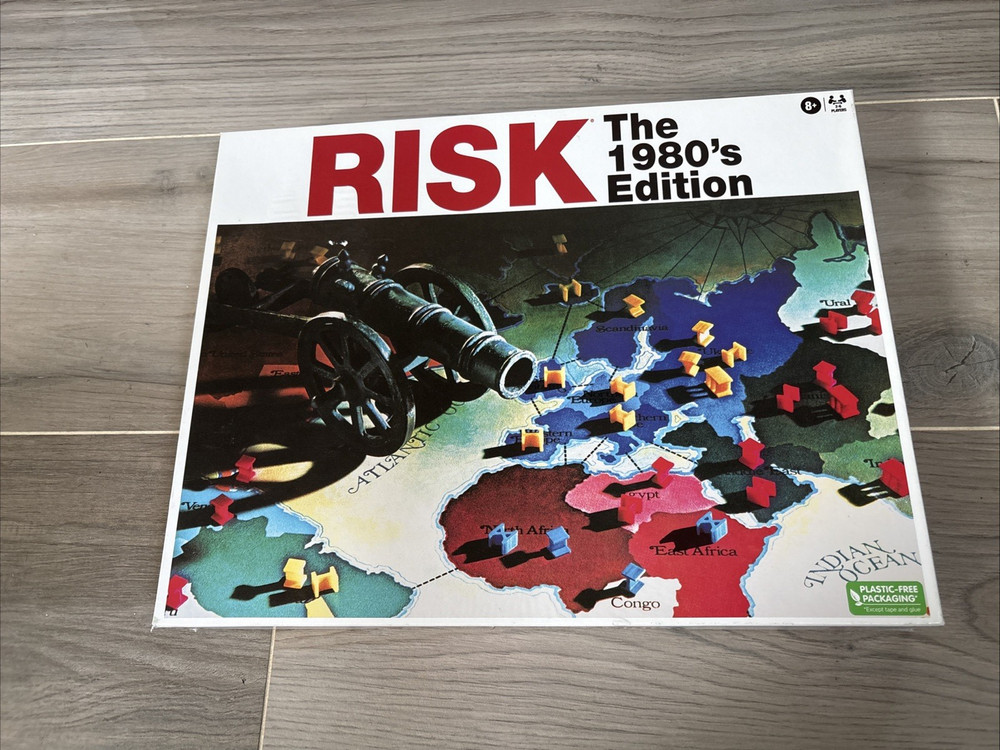 Risk The 1980’s Edition Board Game- Classic 8+ & Adults – NEW