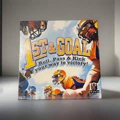 1st & Goal Board Game R&R Games Football Strategy Dice Game NEW SEALED
