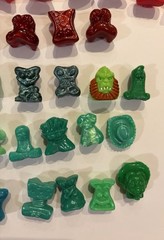 450 Piece Lot – GoGoS CRAZY BONES – Eggy, Aliens, Glitter, Jaws, Clear, Etc