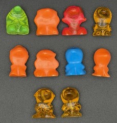 Lot 10 Aliens Festival Series 1 Crazy Bones Colombia 1990s Damaged