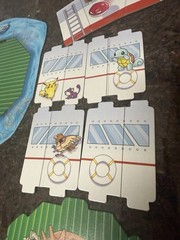 POKÉMON S.S. Anne Expanding 3D Board Game 100% Complete Milton Bradley RARE