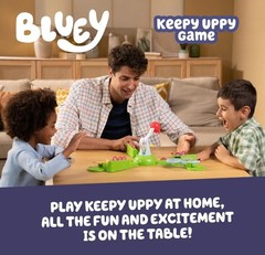 Bluey Keepy Uppy Game Motorized Balloon Tabletop Fun for Kids Family Game Night