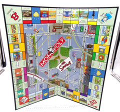 2000 Monopoly The Simpsons Board Game Replacement Board Part Only
