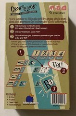 **COMPLETE** Cross Clues Cooperative Word Game by Blue Orange Games 2-6 Players
