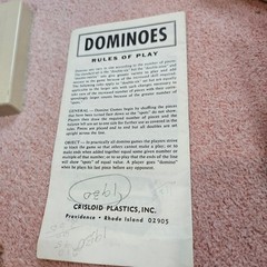 Vintage Cardinal Industries Texas 42 Dominoes Set (Double 6)