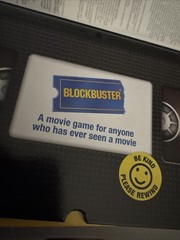 Blockbuster Party Game Movie Trivia Board Game Night VHS Case New open box