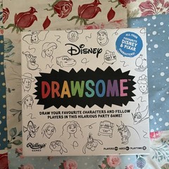 Ridley’s Games Disney Drawsome Disney Party Game Cards COMPLETE – Sealed!
