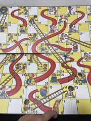 WS Game Company Chutes and Ladders Vintage Bookshelf Edition Board Game