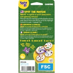 Spot It! Camping Eco-Blister Family Card Game Asmodee Zygomatic Matching Party