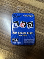 Left Center Right Dice Game – New – Sealed – Blue Tin
