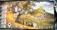 Lord of the Rings Board Game + Friends and Foes Expansion Reiner Knizia.