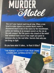 Hunt A Killer – Murder at The Motel – Mystery Game – Brand New Sealed