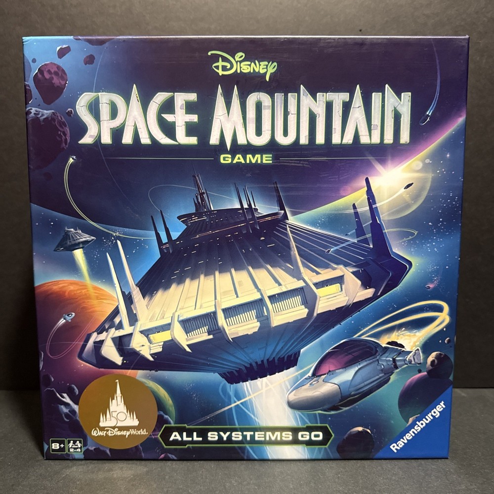 Disney Space Mountain Racing – Game All Systems Go Age 8+ 2-4 Players NEW IN BOX