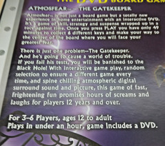 AtmosFear The Gatekeeper DVD Board Game Pressman Interactive Complete 2004