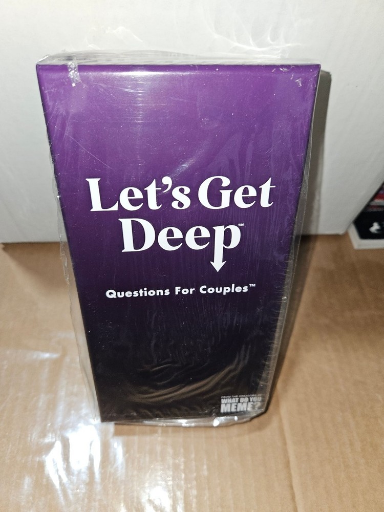Let’s Get Deep Questions For Couples Card Game 2+ Players Ages 17+