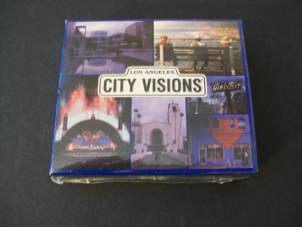 City Visions Los Angeles Photographic Game Cards And Guide Travel Game New