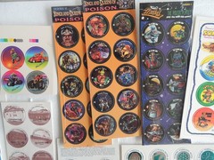 POGS MILK CAP GAME LOT #15 14 UNPUNCHED SHEETS VINTAGE 90’S C-PICS U GET ALL